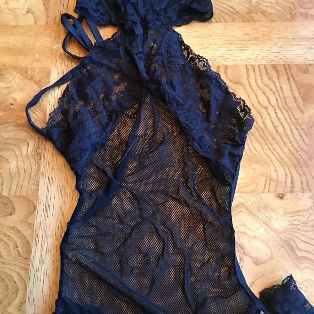 🎃 OO Gorgeous Black Lingerie Body Suit